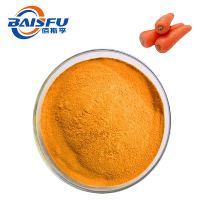 Baisfu plant extract high quality 100% water soluble Orange fine Powder Freeze-dried Carrot Powder CAS No. 7235-40-7 for β-carotene supplements of the raw material