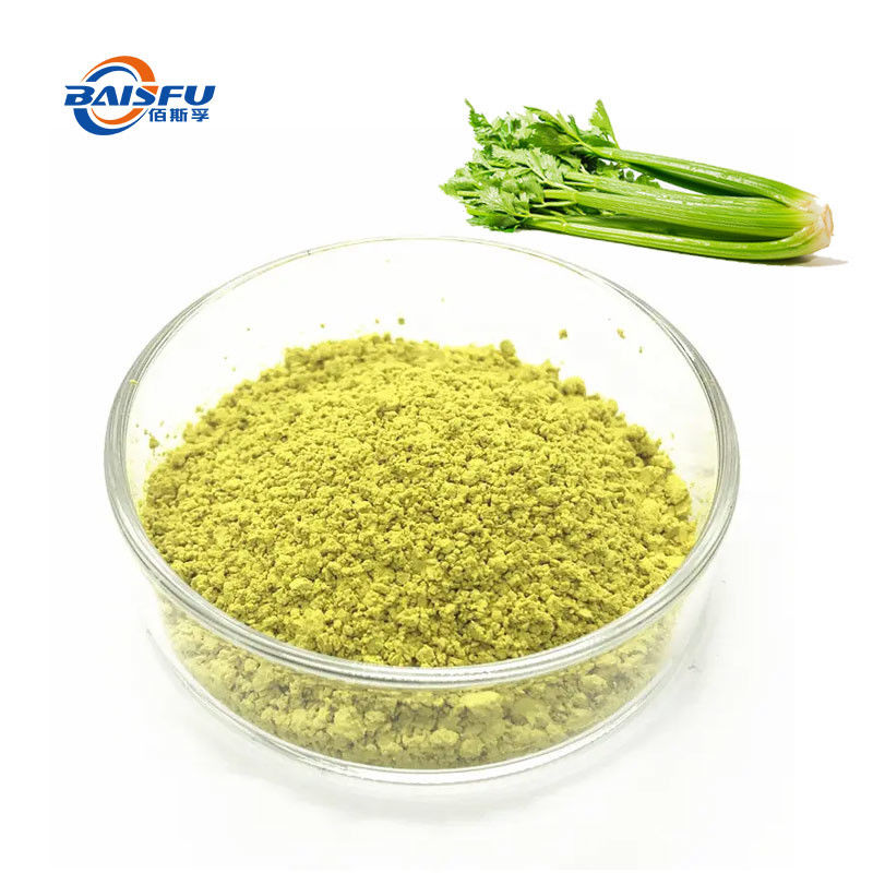 Baisfu Natural Extract pale yellow Apigenin Extract Powder CAS:520-36-5 Natural flavonoid compounds Celery Seed Extract for nutritious supplementary