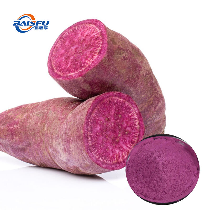 Baisfu Factory Sales Food Grade Freeze Dried Purple Sweet Potato Powder Natural Food Colorant & Raw Material for Baking